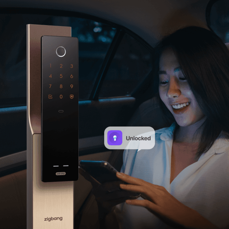 قفل Zigbang الذكي بخطوة واحدة